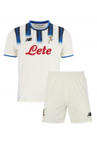 Atalanta Babyklær Borte Fotballdrakt til barn 2025-26 Korte ermer (+ Korte bukser)